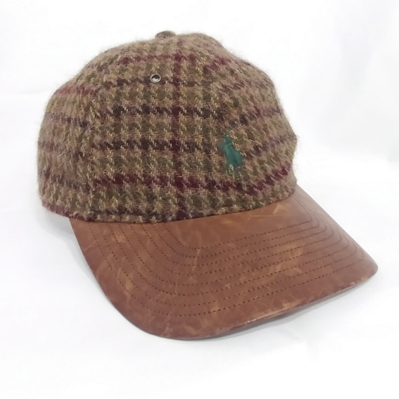 Polo Ralph Lauren Other - VTG Polo Ralph Lauren Alpaca Wool & Leather Hat